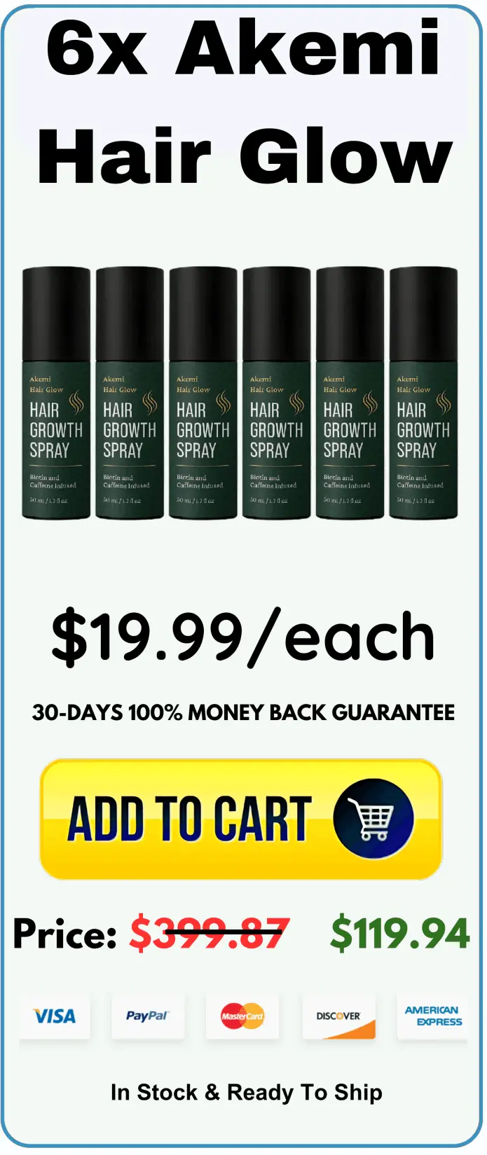 Akemi Hair Glow offer package price 